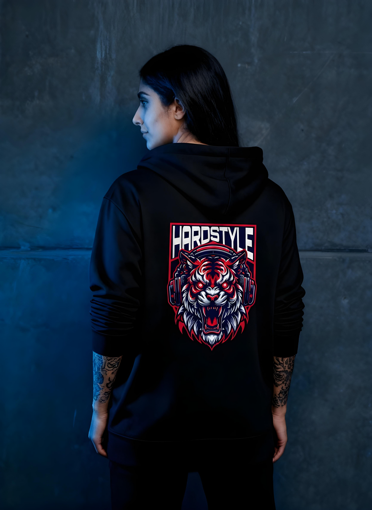 Hardstyle Fury Tiger - Premium Hoodie