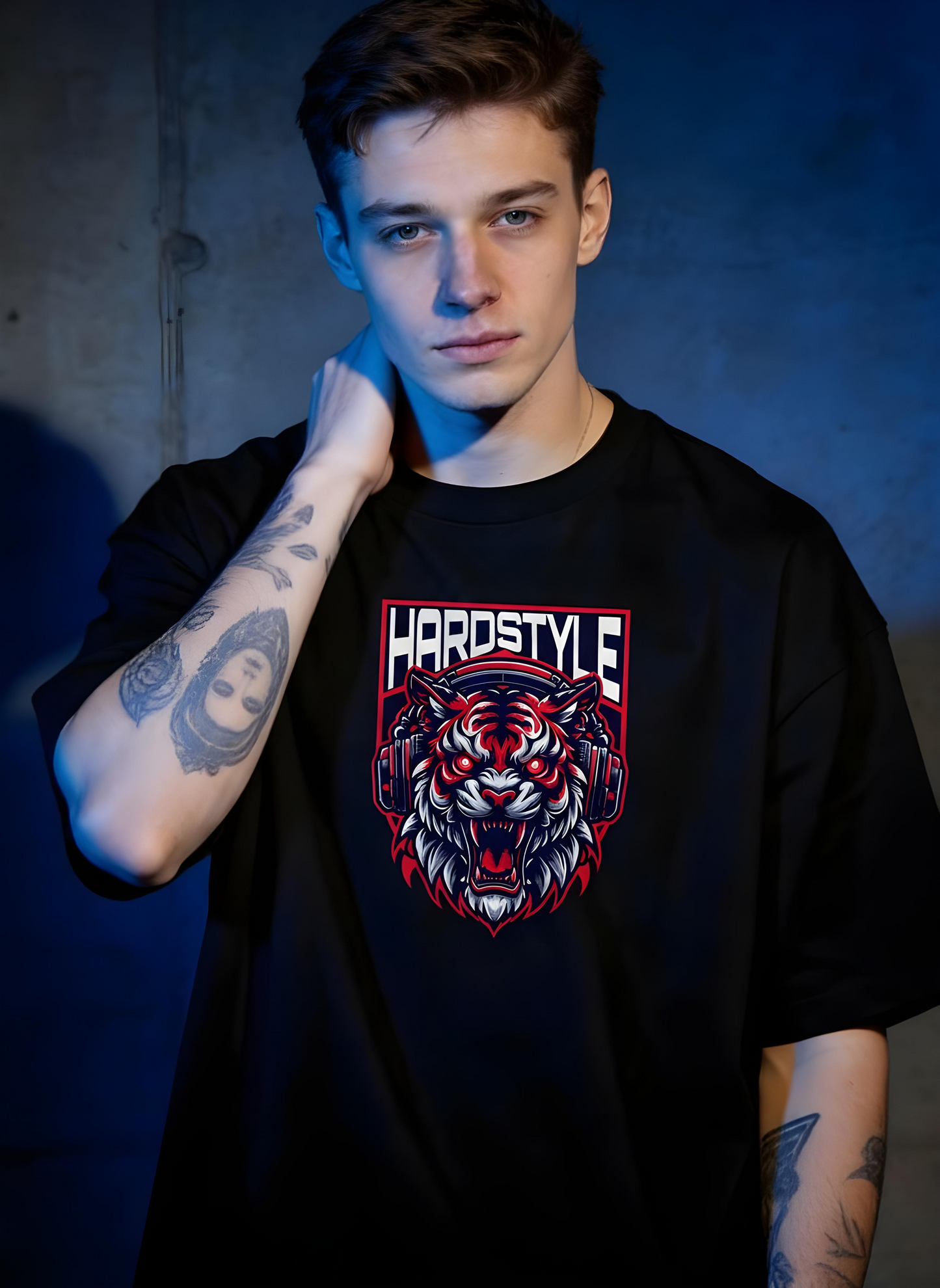 Hardstyle Fury Tiger - Premium T-Shirt