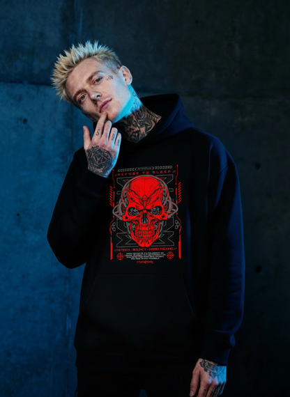 Mech Skull - Premium Hoodie