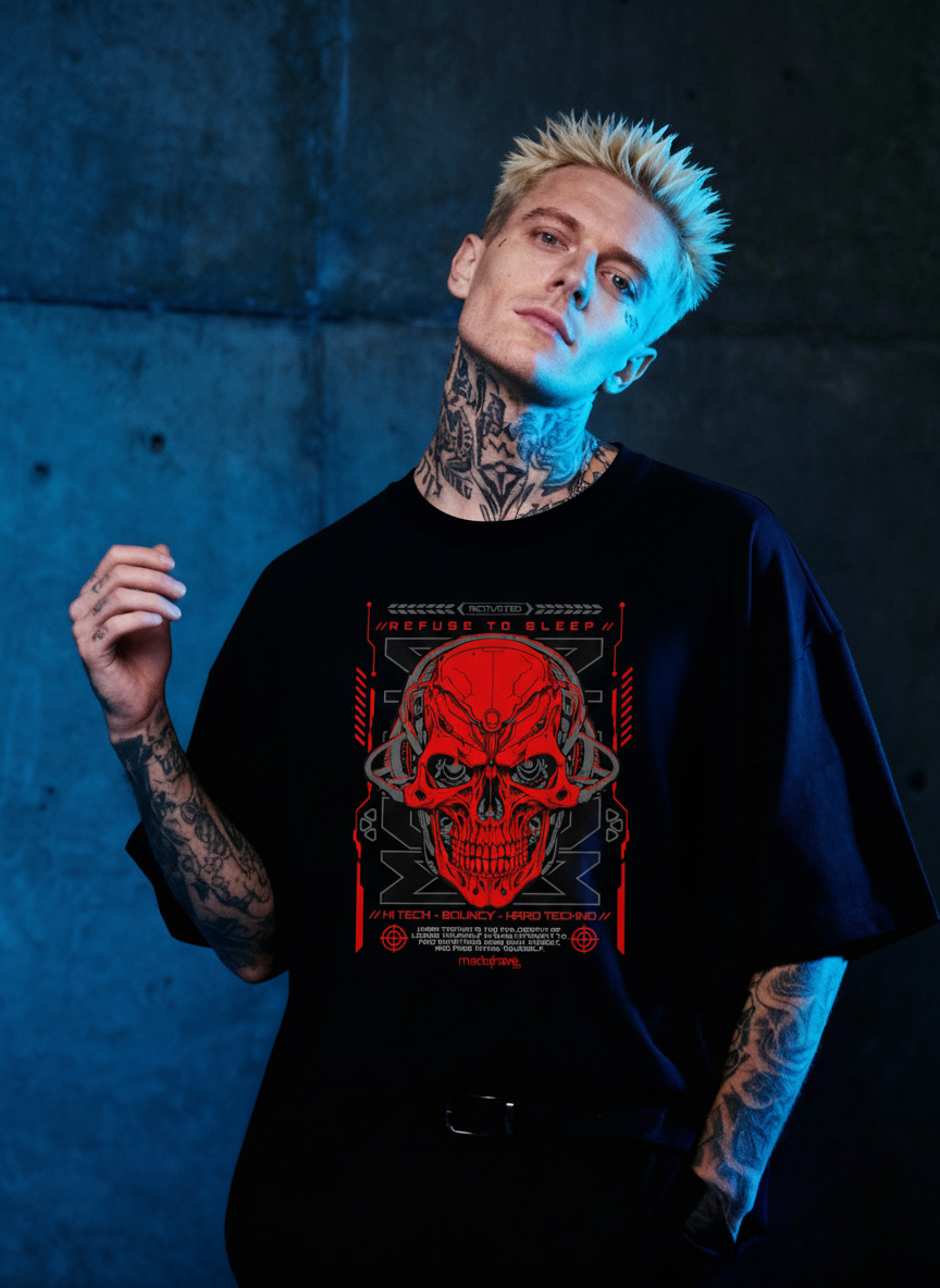 Mech Skull - Premium T-Shirt