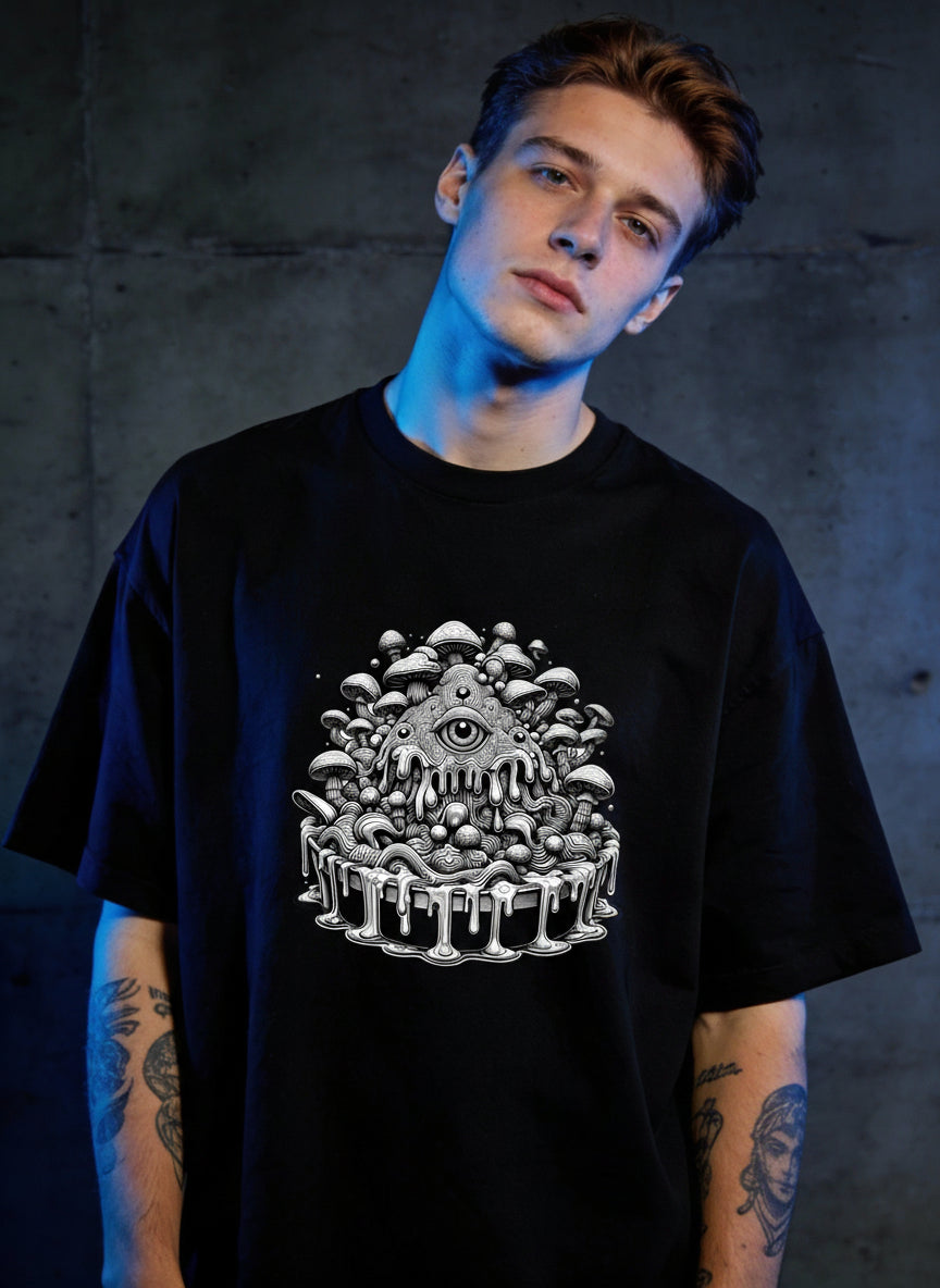 Melted Mush Eye - Premium T-Shirt