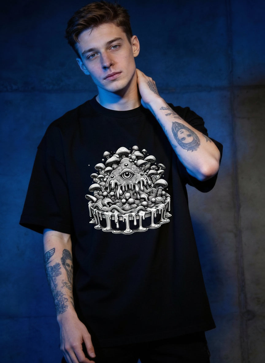Melted Mush Eye - Premium T-Shirt