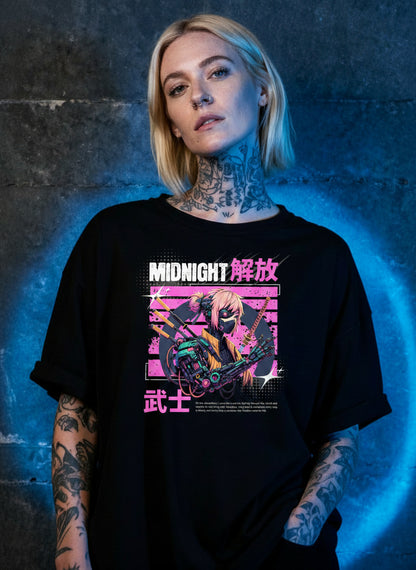 Midnight Warrior - Premium T-Shirt