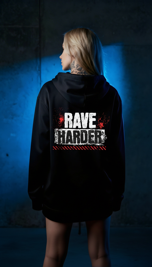 Rave Harder - Premium Hoodie