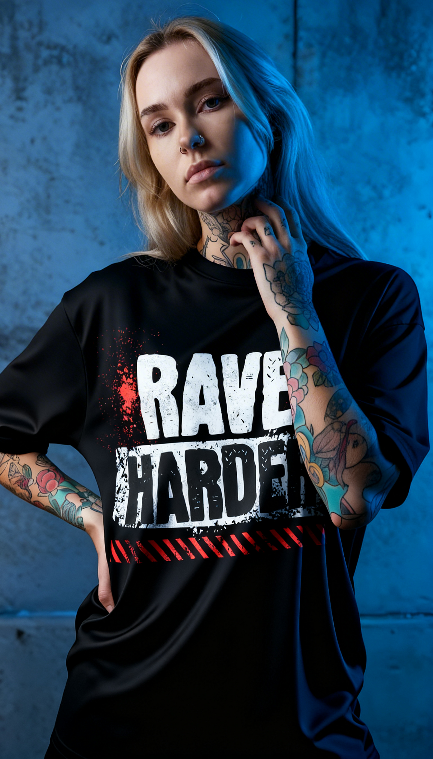 Rave Harder - Premium T-Shirt