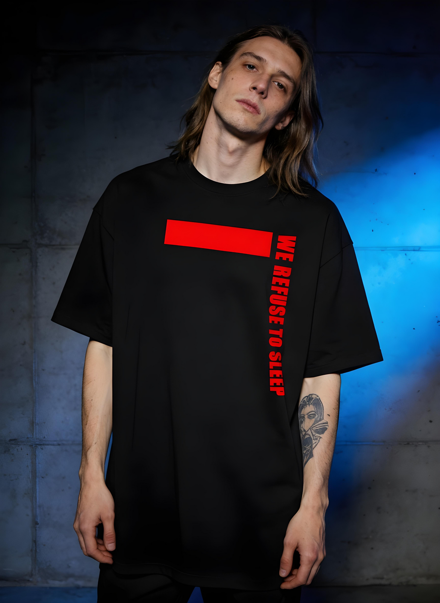 Redline We Refuse To Sleep - Premium T-Shirt