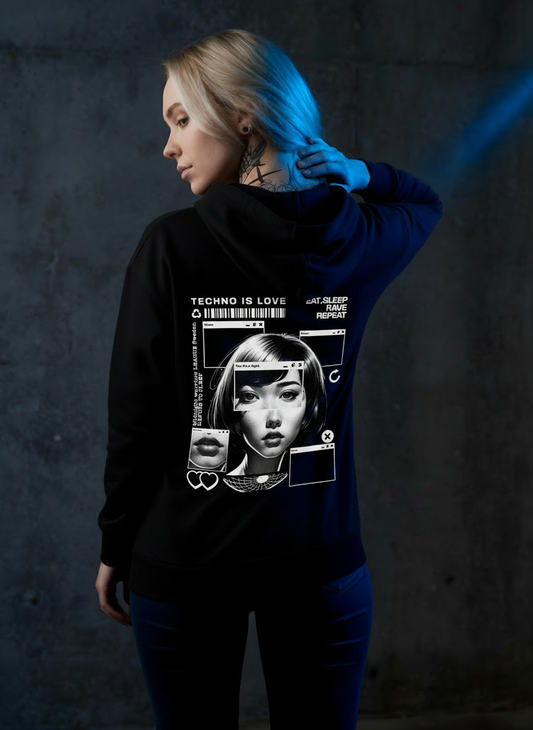 Techno is Love - Premium Hoodie