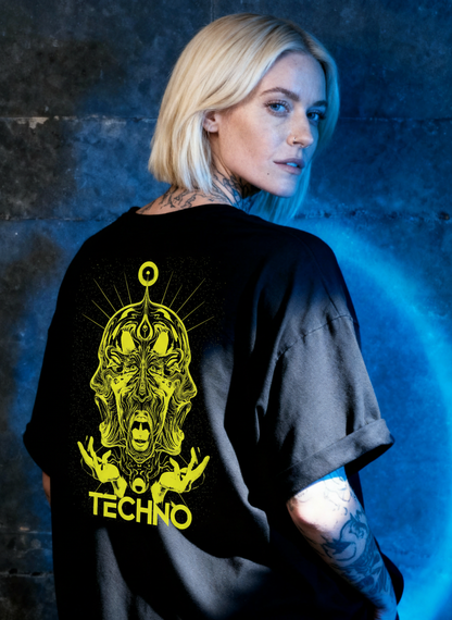 TechnoHead Yellow - Premium T-Shirt
