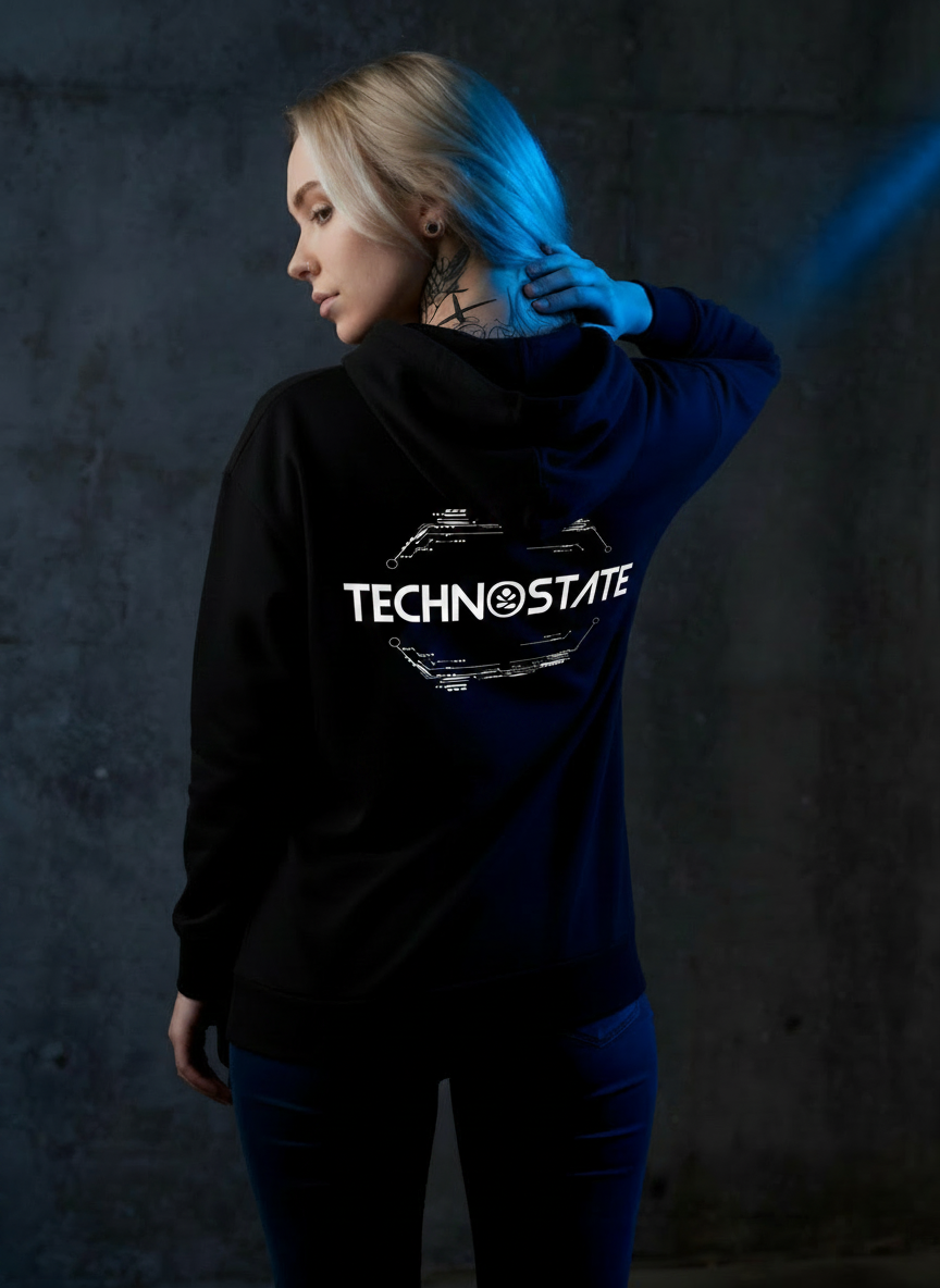 Technostate Logo VIII - Premium Hoodie