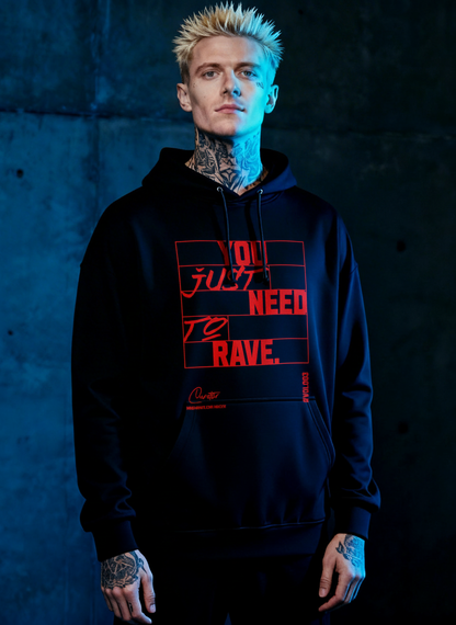 You Just Need To Rave - Premium Hoodie